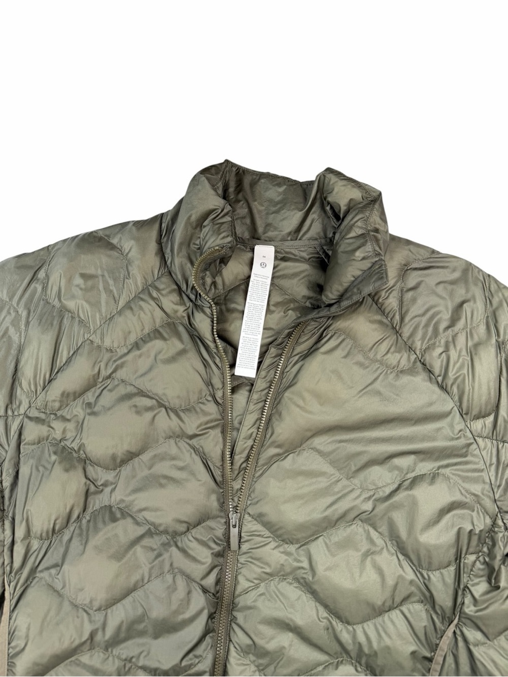 Lululemon Women’s Featherweight 900-Down-Fill Quilted Jacket In Olive Brown M - Picture 7 of 10